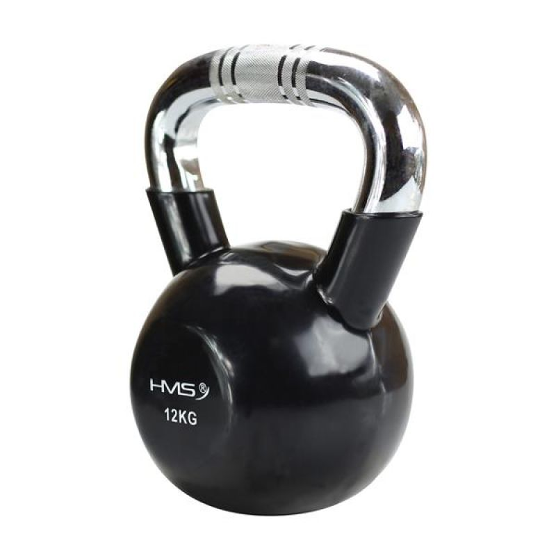 Kettlebell HMS KTC12 BLACK cast iron knurled handle