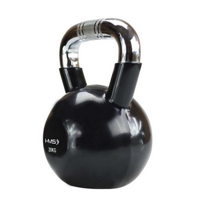 Kettlebell HMS KTC20 BLACK cast iron knurled handle