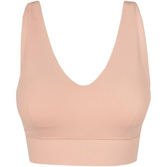 Women's Sports Bra 4F Powder Coral H4Z22 STAD017 65S