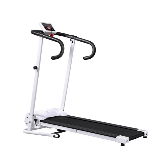 HOMCOM 1.25HP Folding Electric Treadmill - Compact Home Gym Running Machine for Indoor Fitness (1-10 km/h)