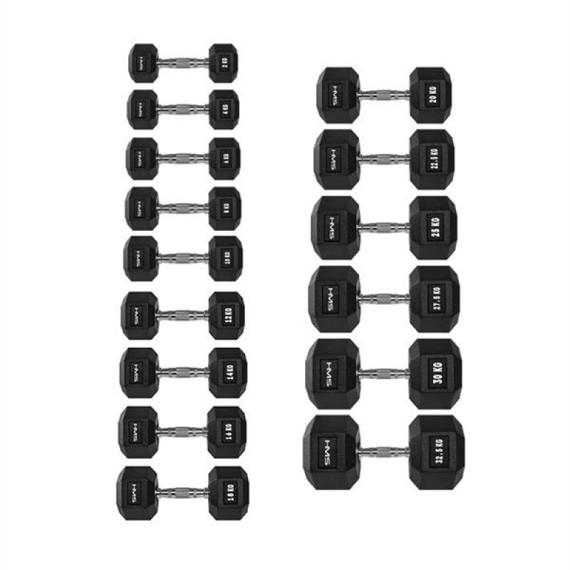 HMS HEX PRO 47.5 KG dumbbell