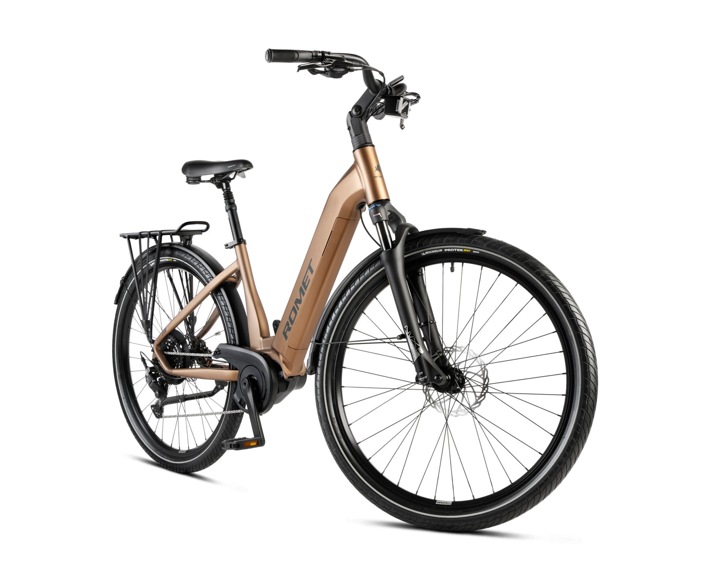 Romet E-MODECO URB 2.0 Brown-Black: Versatile E-City/E-Trekking Bike