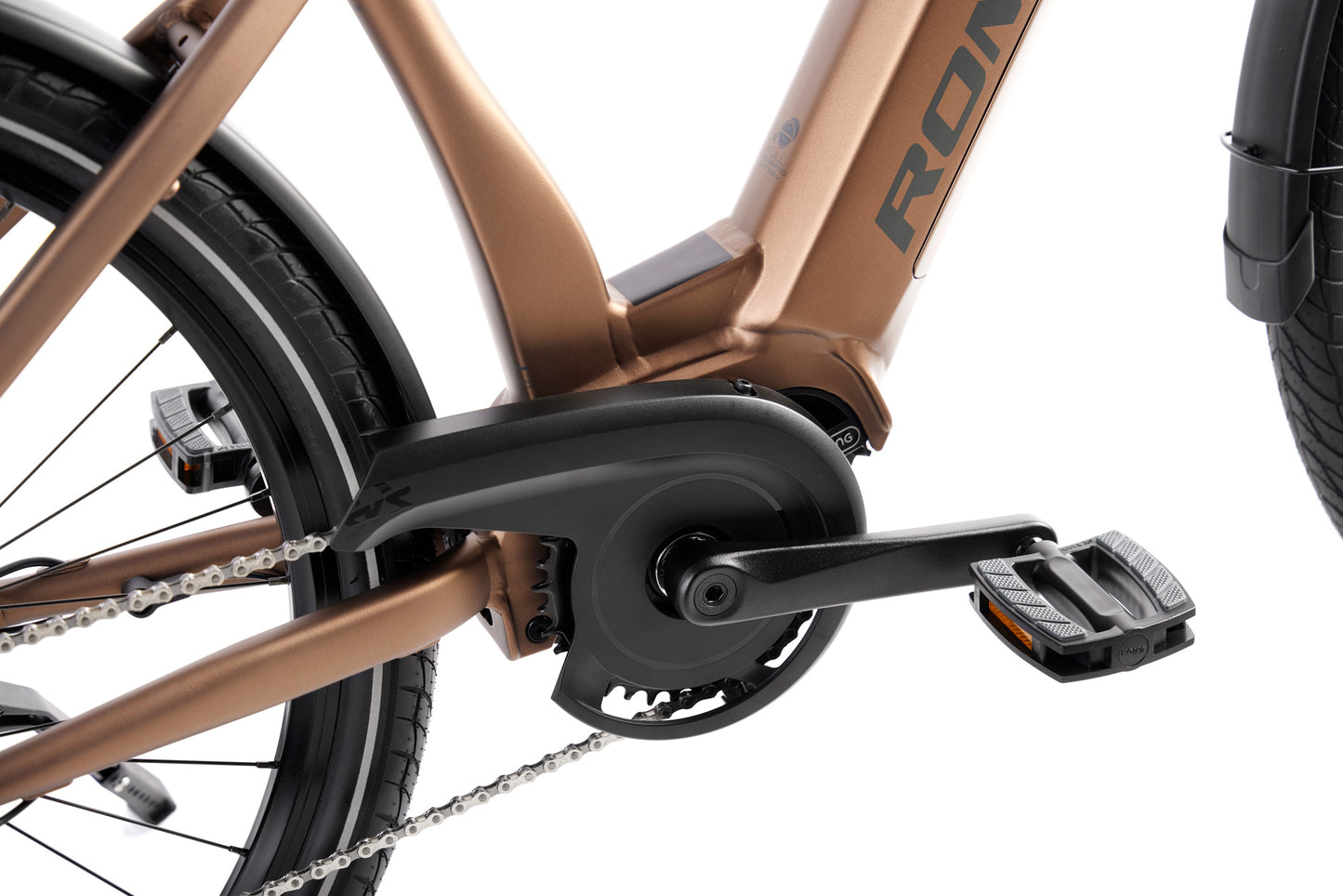 Romet E-MODECO URB 2.0 Brown-Black: Versatile E-City/E-Trekking Bike