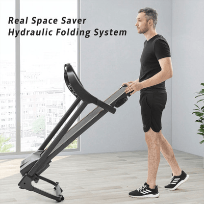 Compact Easy Folding Treadmill Motorized Running Jogging Machine