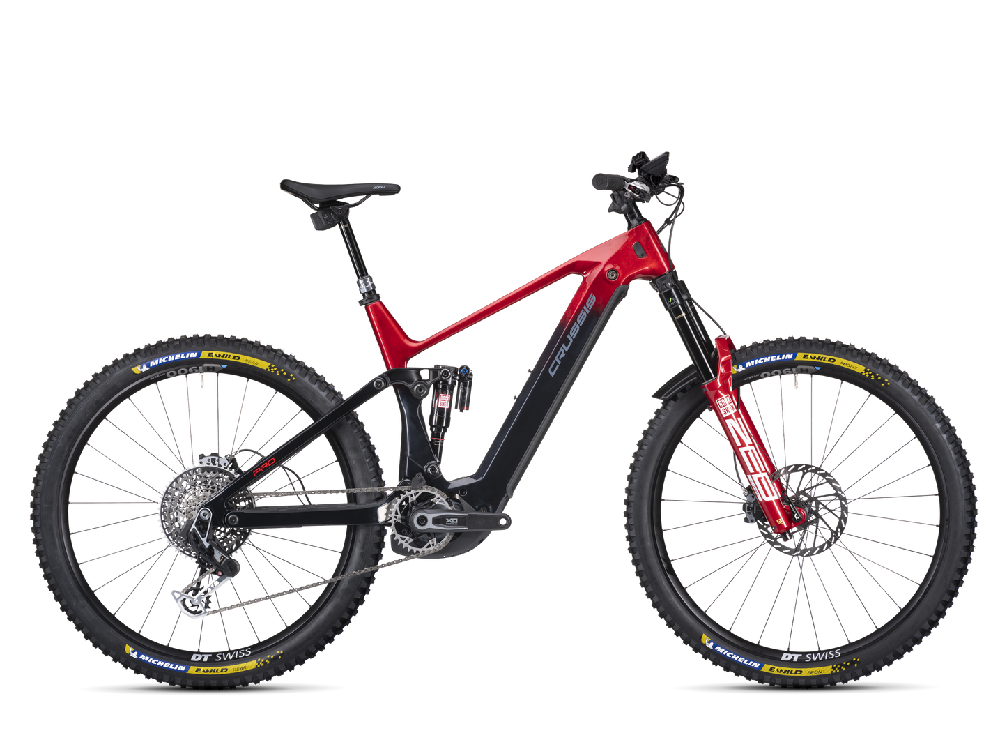 Crussis e-RACE PRO All-Suspension Mountain E-Bike | BOSCH Performance, 180 km (120 Miles) Range, Carbon Frame