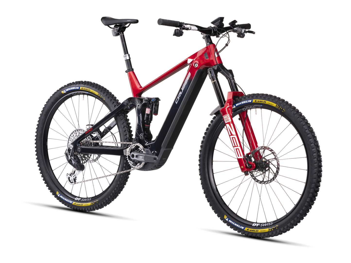 Crussis e-RACE PRO All-Suspension Mountain E-Bike | BOSCH Performance, 180 km (120 Miles) Range, Carbon Frame