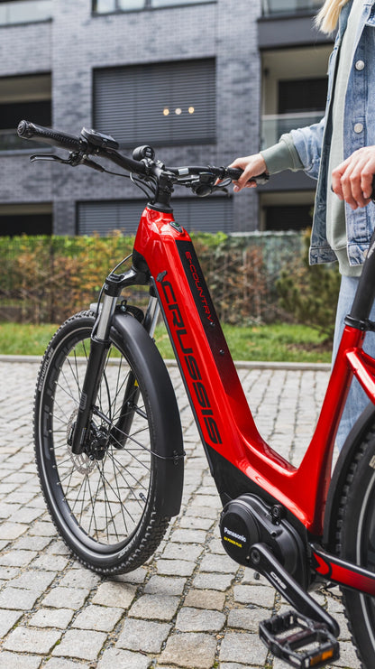 Crussis-e-Country 7.10-(522 Wh) Electric-Bike - City E-Bike with 522 Wh Electric-Bike Capacity